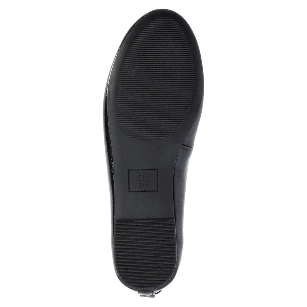 No Boundaries Ballet‎ Flats Dress Black Lace Up Ankle Wrap Womens Shoes Size 8